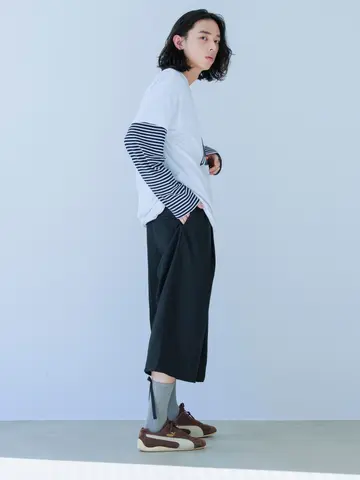 【Epyuk】スエードタイリブベタソックス