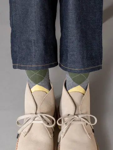 【Tabio MEN】Tabio chic アーガイルレギュラーソックス