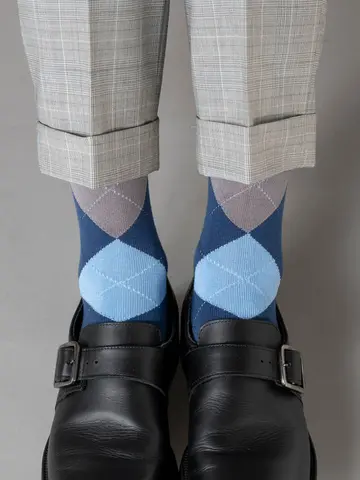 【Tabio MEN】Tabio chic アーガイルレギュラーソックス