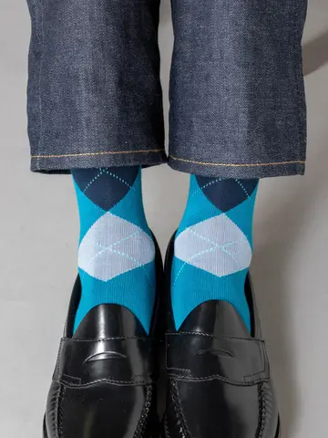 【Tabio MEN】Tabio chic アーガイルレギュラーソックス
