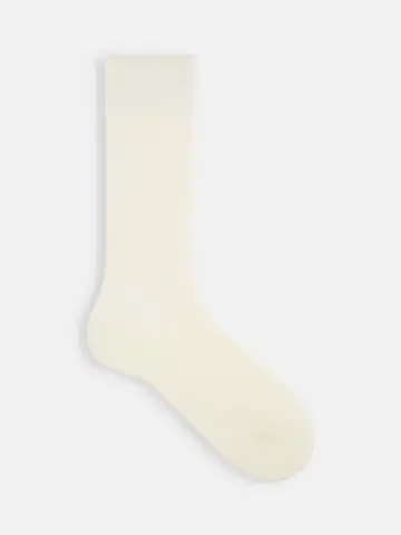 【Tabio MEN】2×1リブウールレギュラーソックス