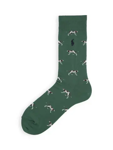 【MEN】POLO ポニー刺繍 DOGソックス