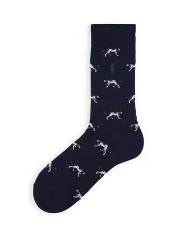 【MEN】POLO ポニー刺繍 DOGソックス