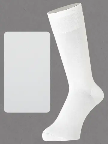 【Tabio MEN】連続シルケット無地レギュラー丈ソックス