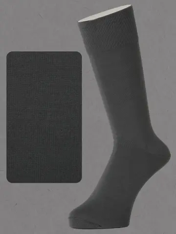 【Tabio MEN】連続シルケット無地レギュラー丈ソックス