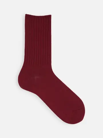 【Tabio MEN】ベーシックリブベタクルーソックス