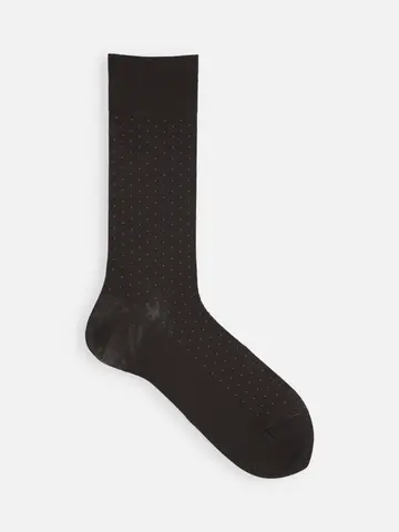 【Tabio MEN】綿ピンドット柄ソックス