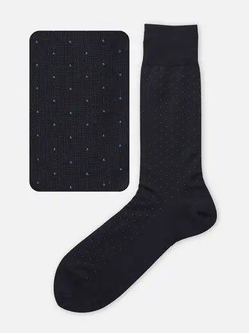 【Tabio MEN】綿ピンドット柄ソックス