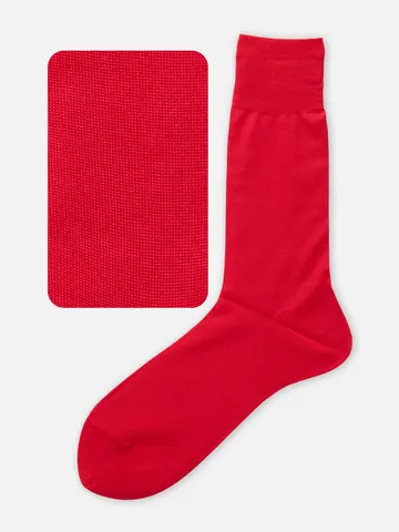 【Tabio MEN】綿100％ベタレギュラーソックス 25cm