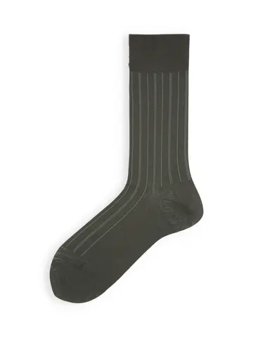 【Tabio MEN】【定番】メンズ チョークストライプ柄ソックス