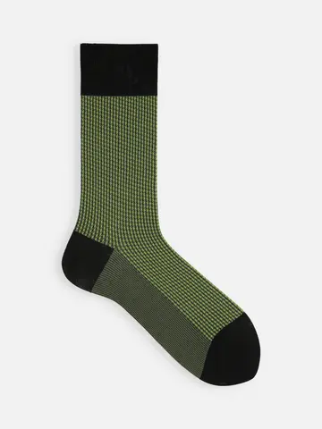 【Tabio MEN】JQ千鳥柄レギュラーソックス