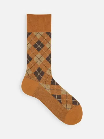 SALE!【Tabio MEN】ハウスチェックレギュラー丈ソックス