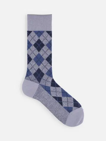 【Tabio MEN】ハウスチェックレギュラー丈ソックス