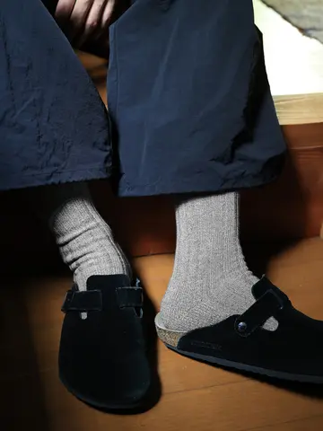 【Tabio MEN】リブパイルレギュラーソックス