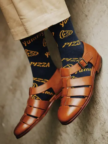 【Tabio MEN】PIZZA socks