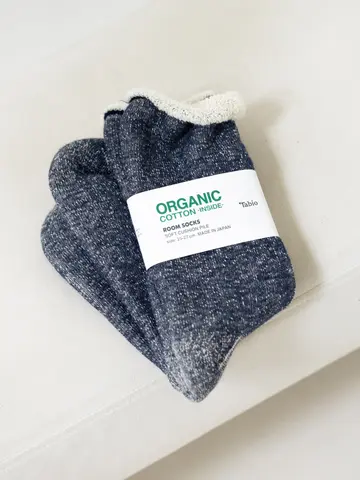 【Tabio MEN】オーガニックコットン　スウェットパイルルーム