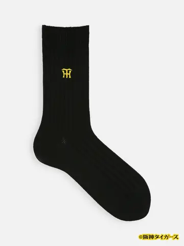 【Tigers】トラロゴ刺繍メンズソックス