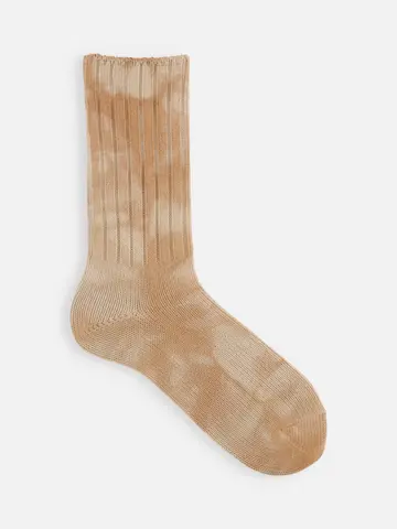 SALE!【Tabio MEN】ソフトタイダイリブベタクルーソックス（27.0～29.0cm）