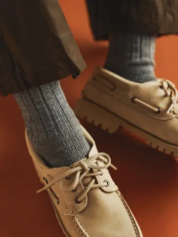 【Tabio MEN】チャンキーリブソックス