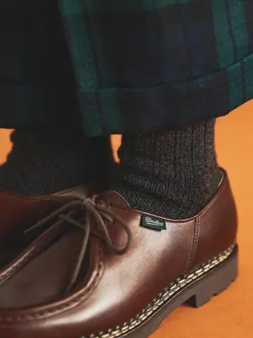 【Tabio MEN】チャンキーリブソックス