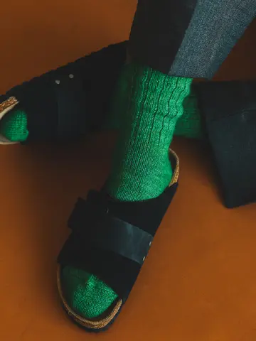 【Tabio MEN】チャンキーリブソックス