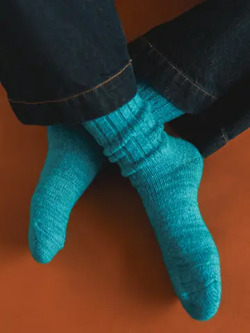 【Tabio MEN】チャンキーリブソックス