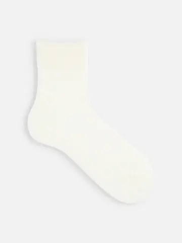 【Tabio MEN】毛混ゴムなしクルー丈ソックス