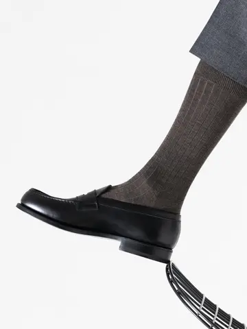 【Tabio MEN】Super120’sウールドレスリブレギュラー丈ソックス