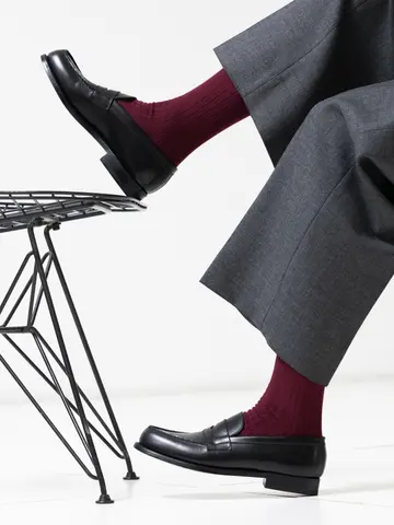 【Tabio MEN】Super120’sウールドレスリブレギュラー丈ソックス