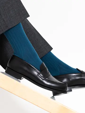 【Tabio MEN】Super120’sウールドレスリブレギュラー丈ソックス