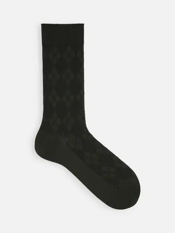 【Tabio MEN】NEWリンクス総ダイヤレギュラー丈ソックス