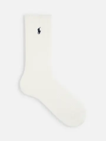 【MEN】RLクラシックリブクルー丈ソックス