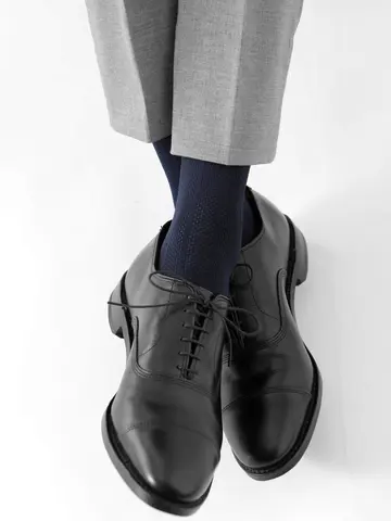 【Tabio MEN】軽い・涼しい・吸水・速乾 足裏までメッシュ レギュラー丈ソックス