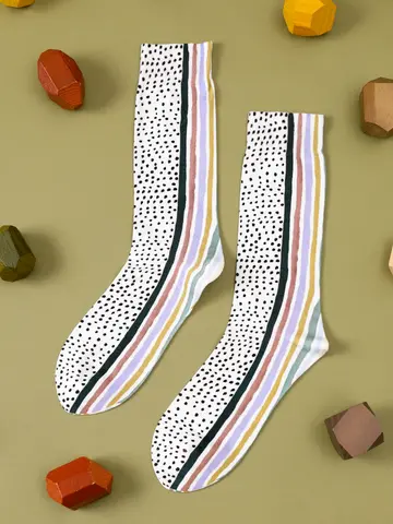 エイブルアートレギュラー丈ソックス（25.0～27.0cm）