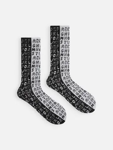 エイブルアートレギュラー丈ソックス（25.0～27.0cm）