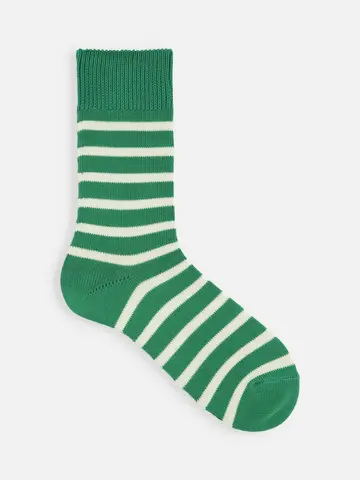 【Tabio MEN】SJボーダークルー丈ソックス