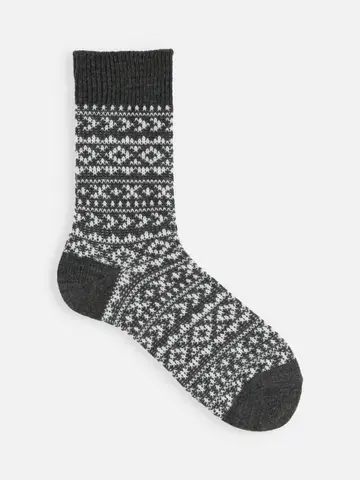 【Tabio MEN】JQフェアアイルレギュラー丈ソックス