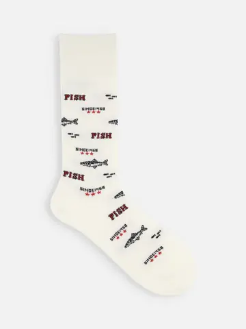 【Tabio MEN】レトロフィッシュレギュラー丈ソックス