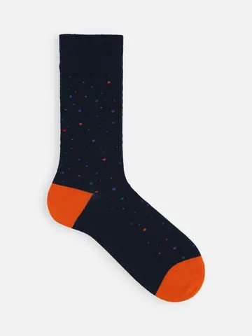 【Tabio MEN】ランダムマルチドットレギュラー丈ソックス