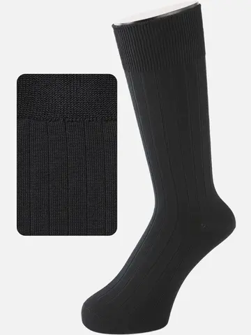 【Tabio MEN】9×2太リブソックス(23.0～24.0cm)