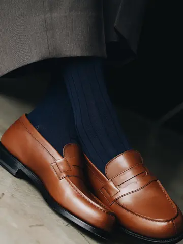 【Tabio MEN】【ベストセラー】 9×2リブソックス