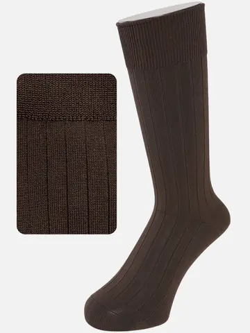 【Tabio MEN】9×2太リブソックス(27.0～29.0cm)