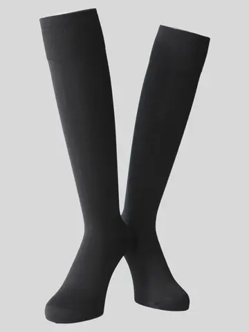 【Tabio MEN】【定番】メンズ スーピマコットン無地ロングホーズ