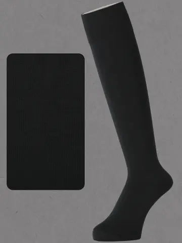 【Tabio MEN】連続シルケット ベタロングホーズ