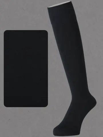 【Tabio MEN】連続シルケット ベタロングホーズ