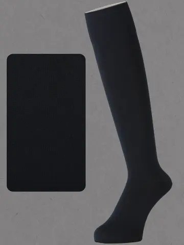 【Tabio MEN】連続シルケット ベタロングホーズ