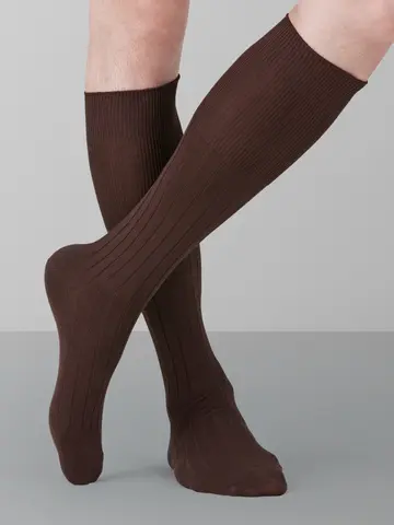 【Tabio MEN】【定番】 9×2リブロングホーズ(27.0~29.0cm)