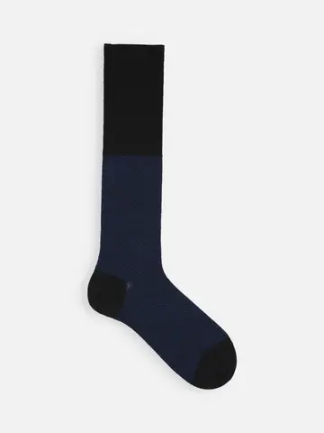 【Tabio MEN】ウールヘリンボンロングホーズ