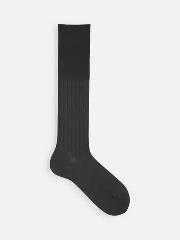 テ)RS9×2太リブハイソックスM寸