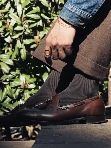 Tiamoコラボソックス デオドラントボーダーソックス（単品販売）